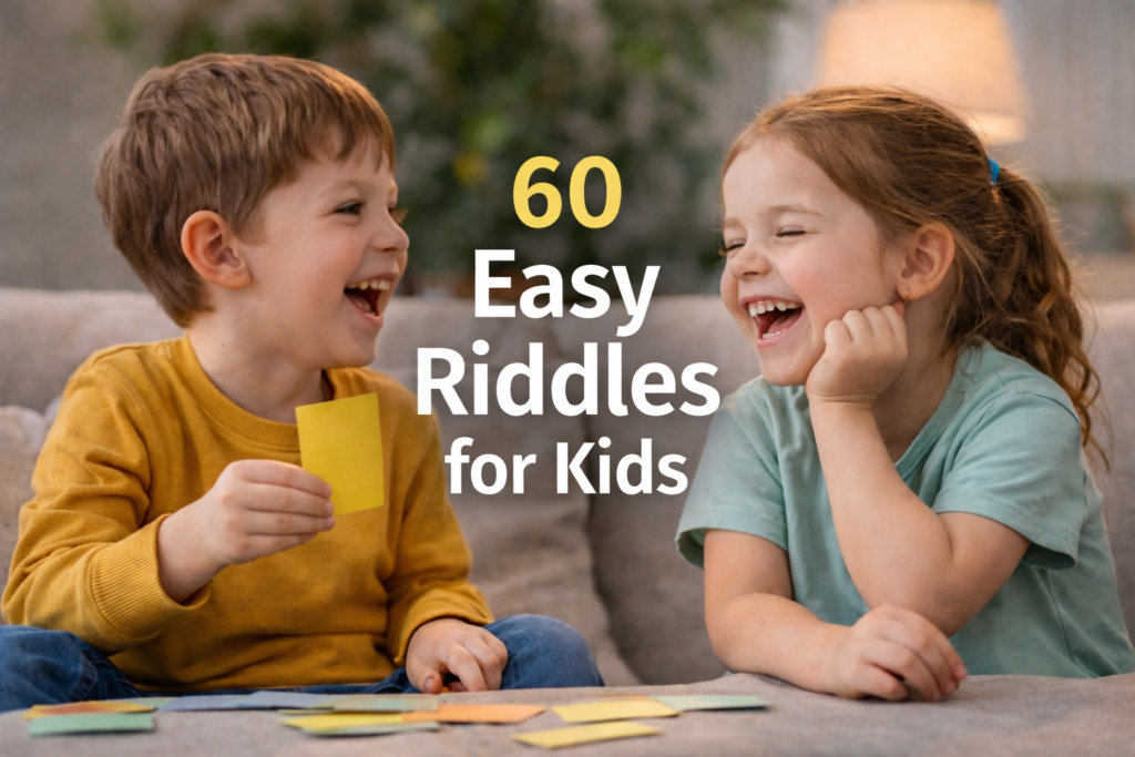 60 Easy Riddles for Kids (Answers Included) - One Loving Mama